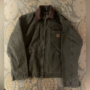 Vintage carhartt detroit jacket size medium